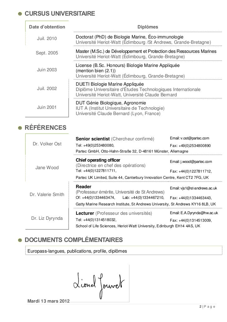 curriculum vitae dut génie biologique curriculum vitae dut génie biologique